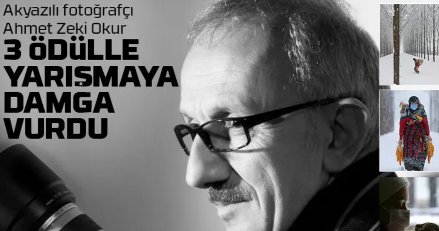 Akyazılı fotoğrafçı Ahmet Zeki Okur yarışmaya damga vurdu  