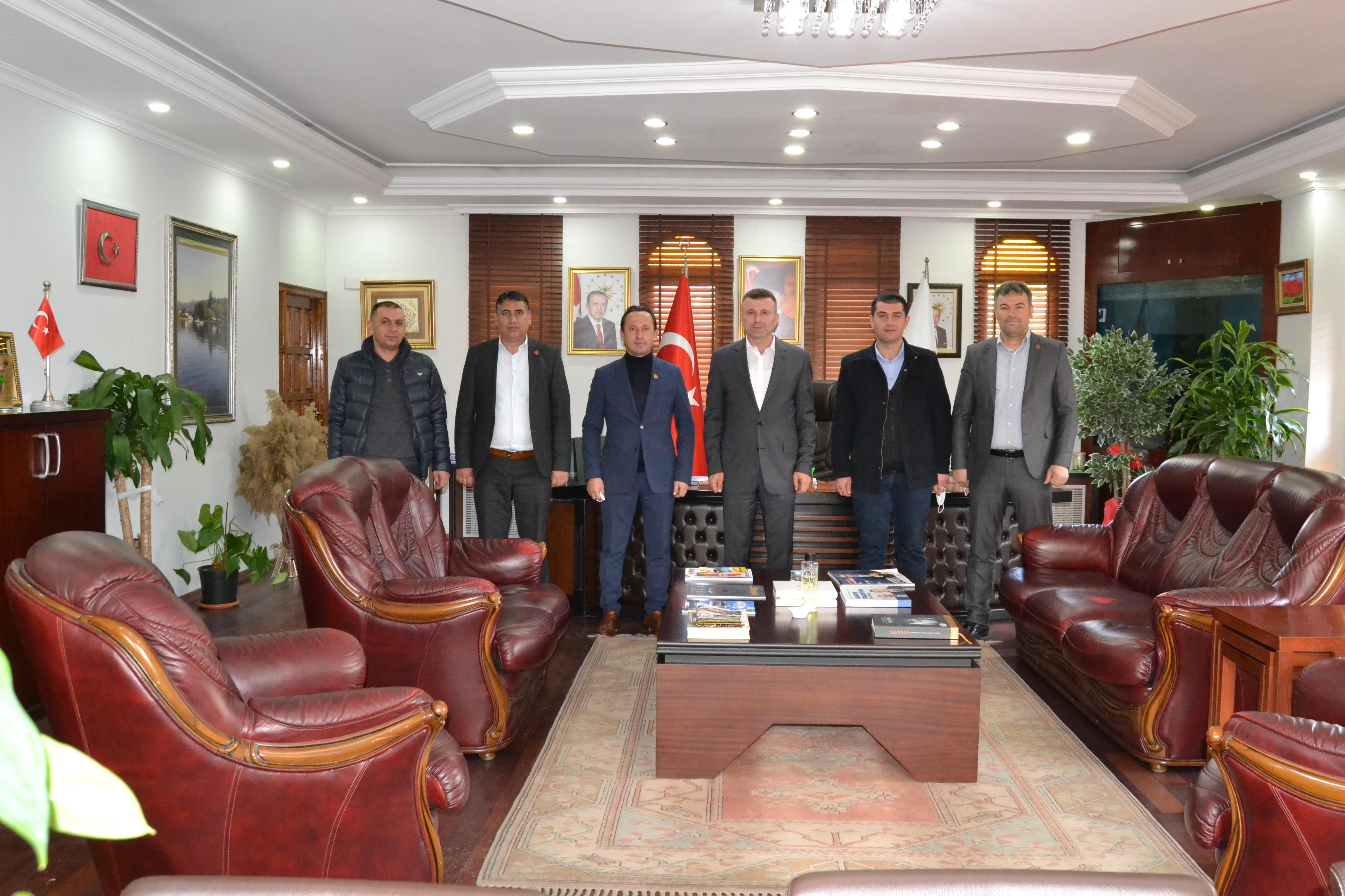 Muhtarlardan Başkan Özen’e Ziyaret