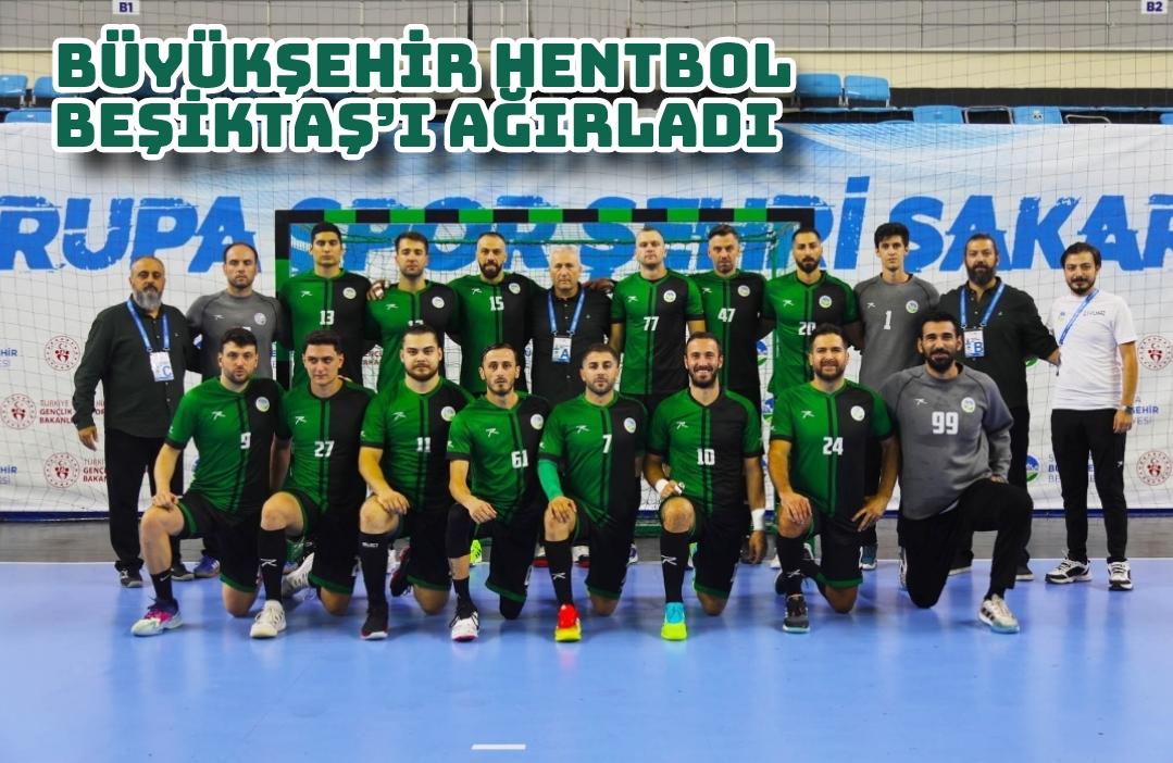 Büyükşehir Hentbol Beşiktaş’ı ağırladı: Sezonun ilk mağlubiyeti