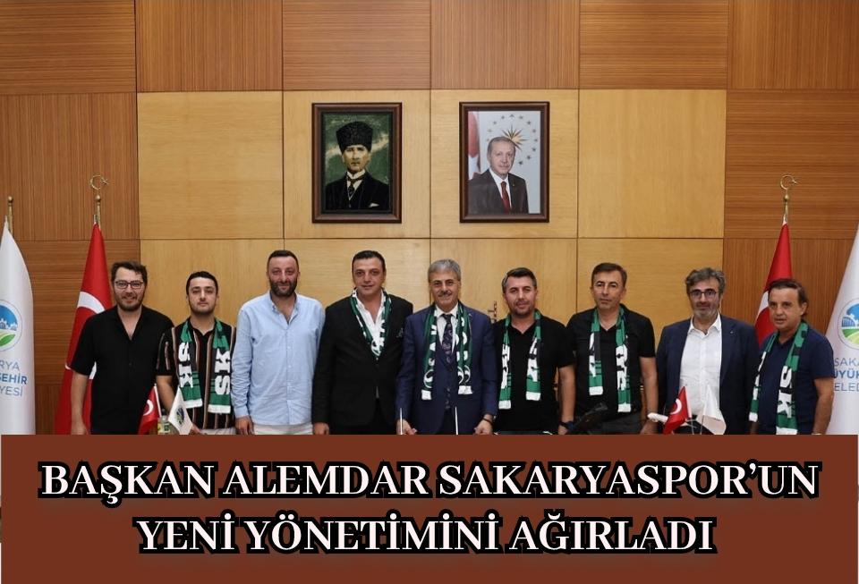 Başkan Alemdar Sakaryaspor’un yeni yönetimini ağırladı