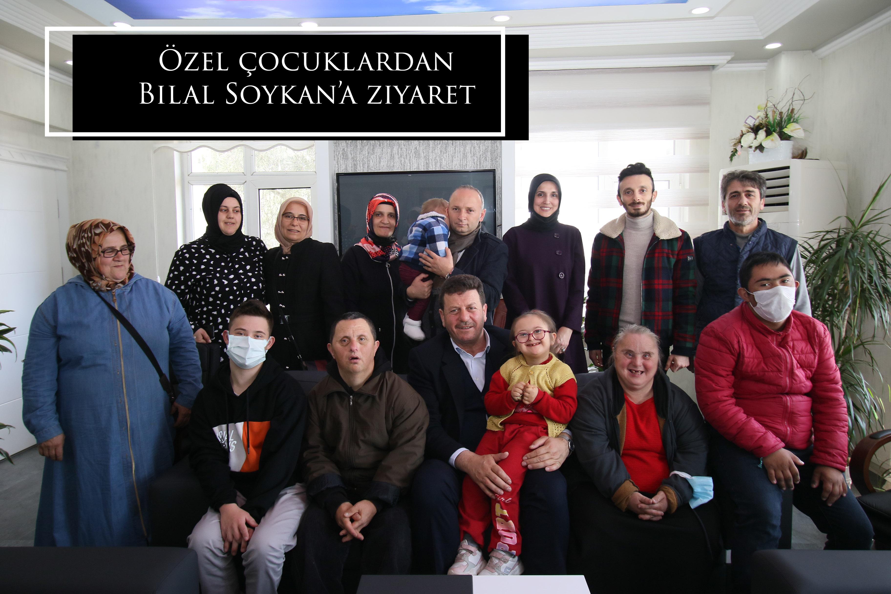 Özel çocuklardan Bilal Soykan’a ziyaret 