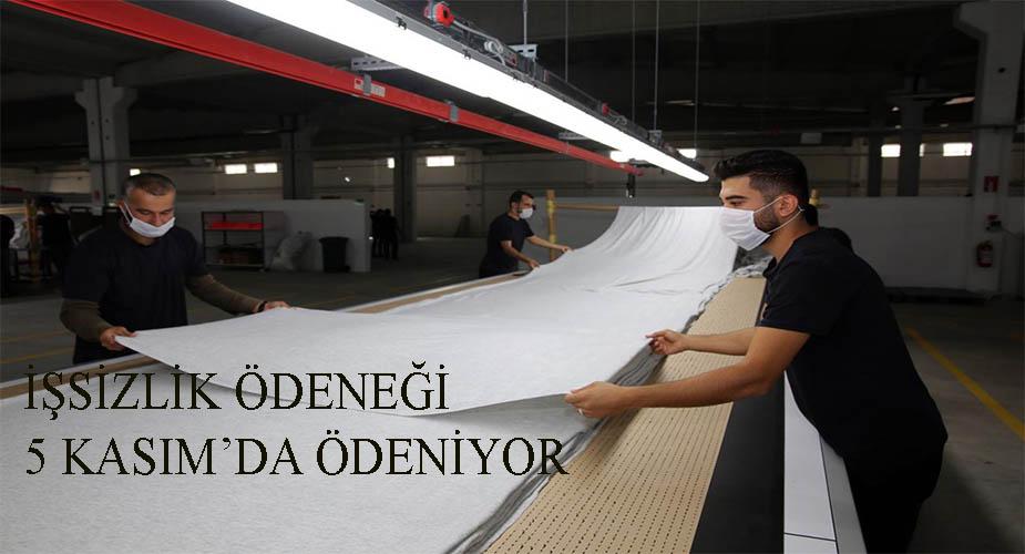 İŞSİZLİK ÖDENEĞİ 5 KASIM'DA ÖEDENİYOR