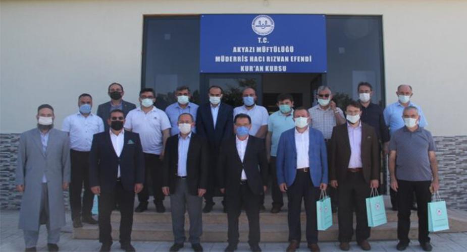 İHTİSAS KURSUNA KATILACAK VAİZ VE MÜFTÜ ADAYLARINI  BELİRLEME SINAVI İLÇEMİZ MÜDERRİS HACI RIZVAN EFENDİ KUR'AN KURSUNDA YAPILDI