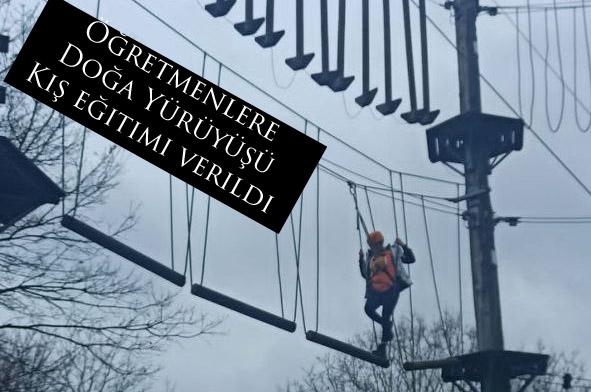 Öğretmenlere Doğa Yürüyüşü Kış eğitimi verildi