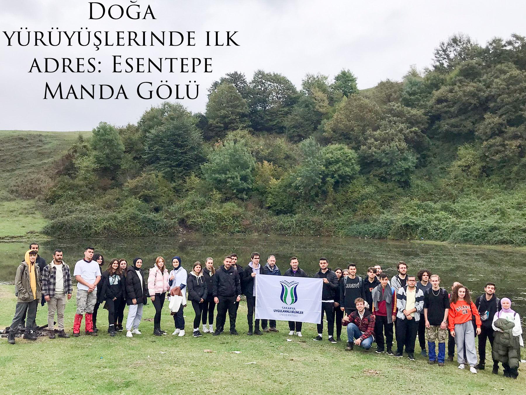 Doğa yürüyüşlerinde ilk adres: Esentepe Manda Gölü