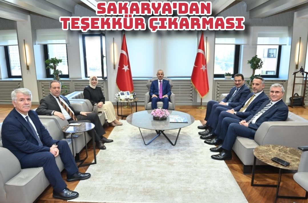 Sakarya'dan teşekkür çıkarması: 