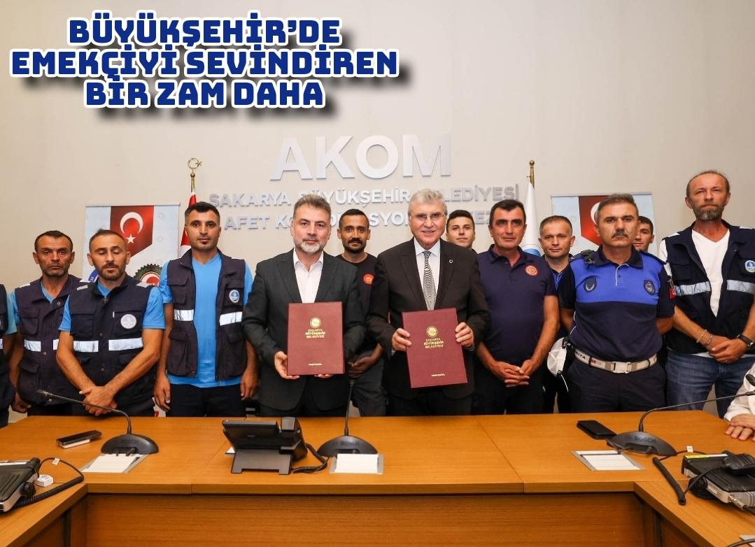 Büyükşehir’de emekçiyi sevindiren bir zam daha: Başkan Yüce Cumhurbaşkanı Erdoğan’ın o sözünü hatırlattı