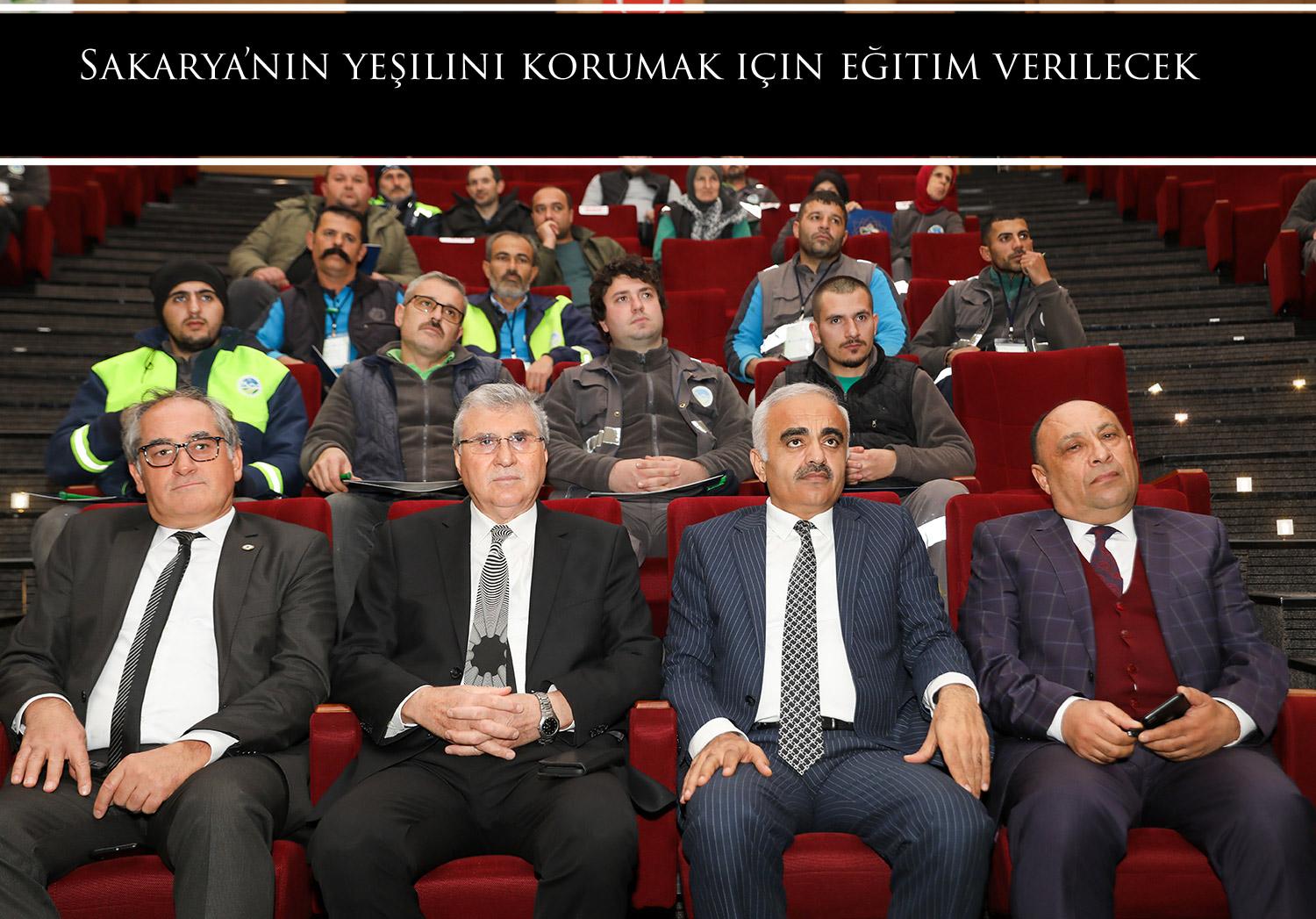 Sakarya’nın yeşilini korumak için eğitim verilecek
