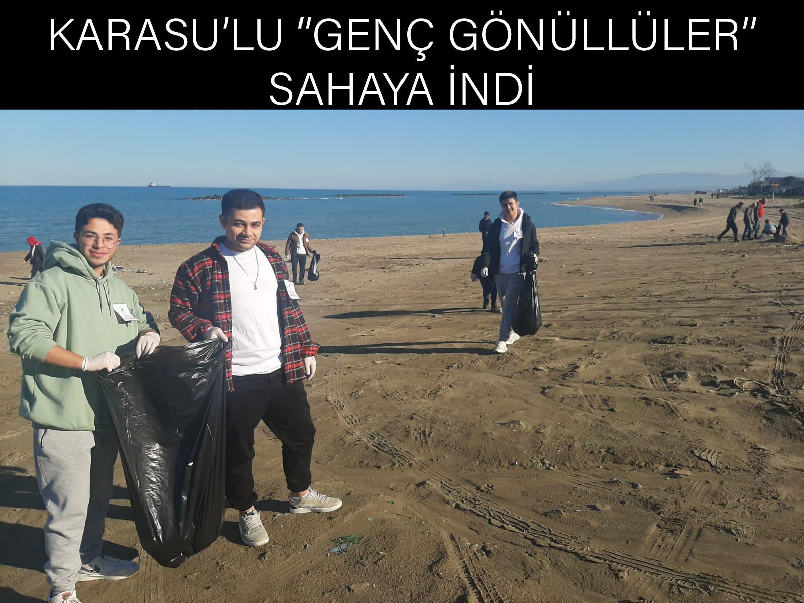 KARASU’LU ‘’GENÇ GÖNÜLLÜLER’’ SAHAYA İNDİ