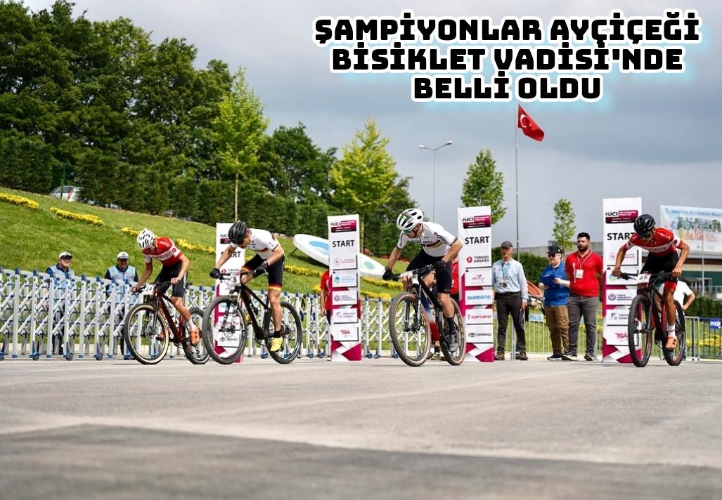 Dünya Kupası yarışları nefes kesti; Şampiyonlar Ayçiçeği Bisiklet Vadisi’nde belli oldu