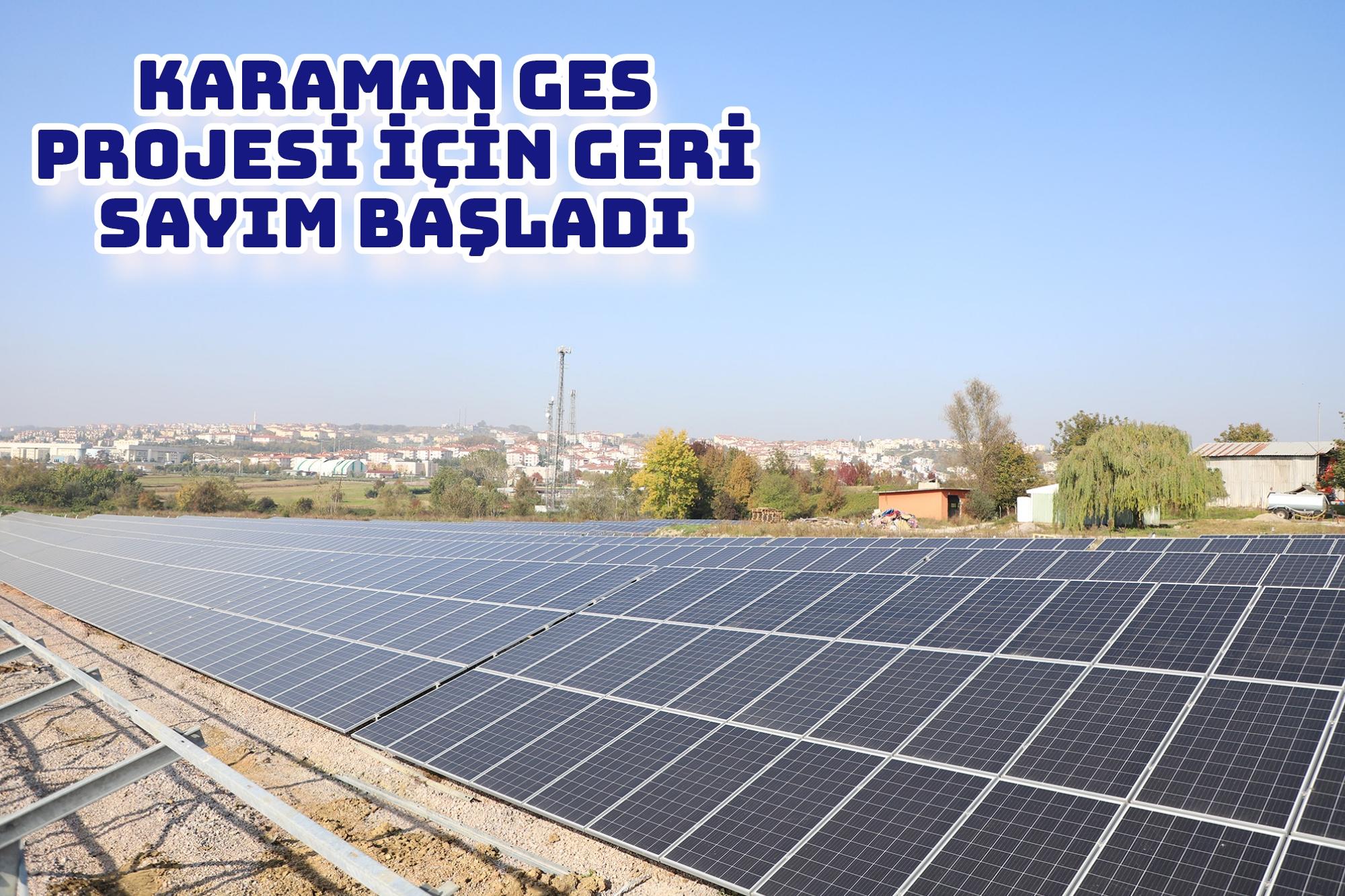 Karaman GES Projesi için geri sayım başladı