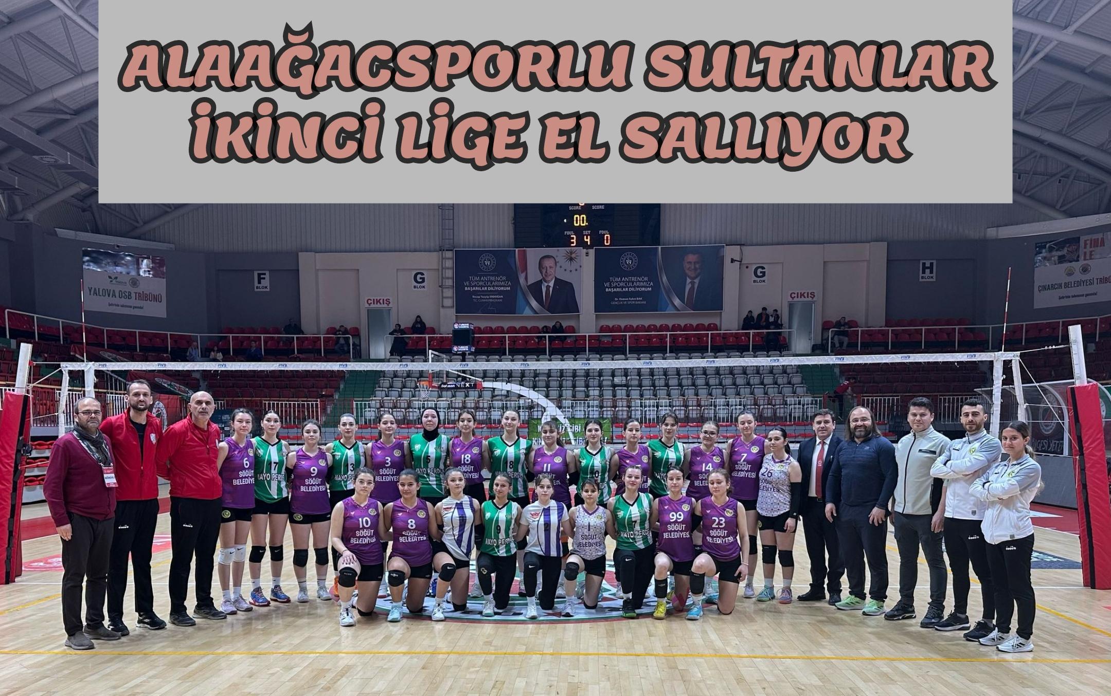 Alaağacsporlu sultanlar ikinci lige el sallıyor