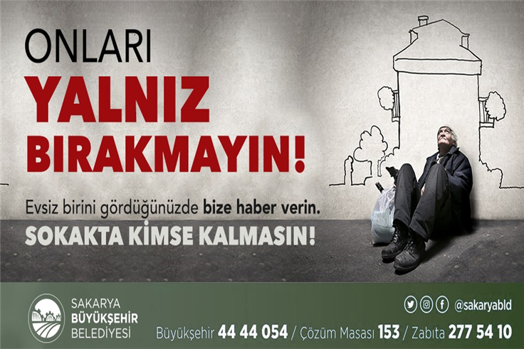 Büyükşehir’den Sokakta Kimse Kalmasın Çağrısı