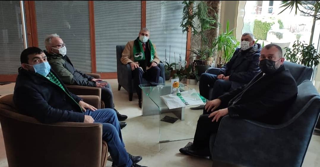 Başkan Ekrem Yüce Ankara’da Sakaryaspor’u ziyaret etti