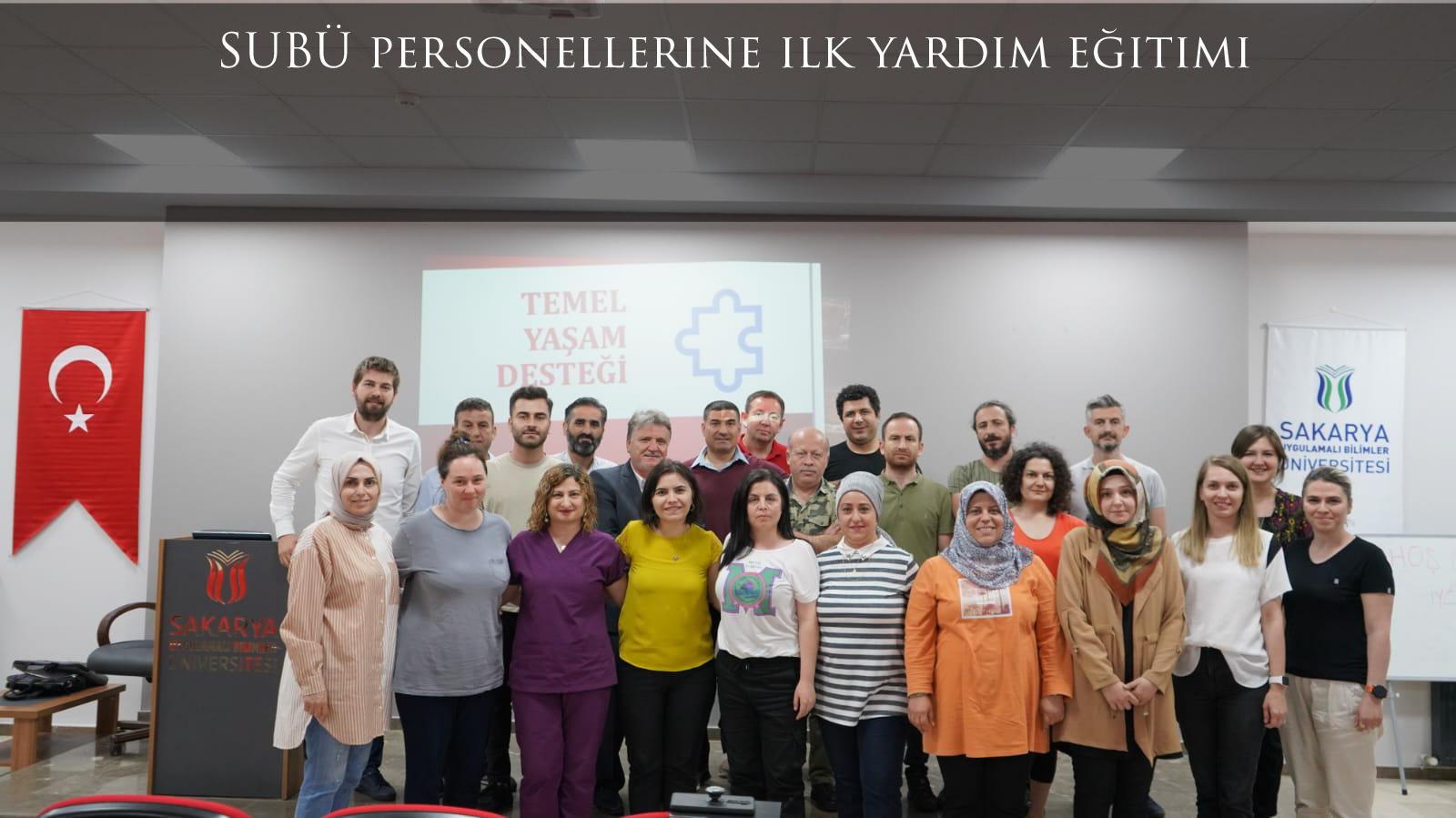SUBÜ personellerine ilk yardım eğitimi