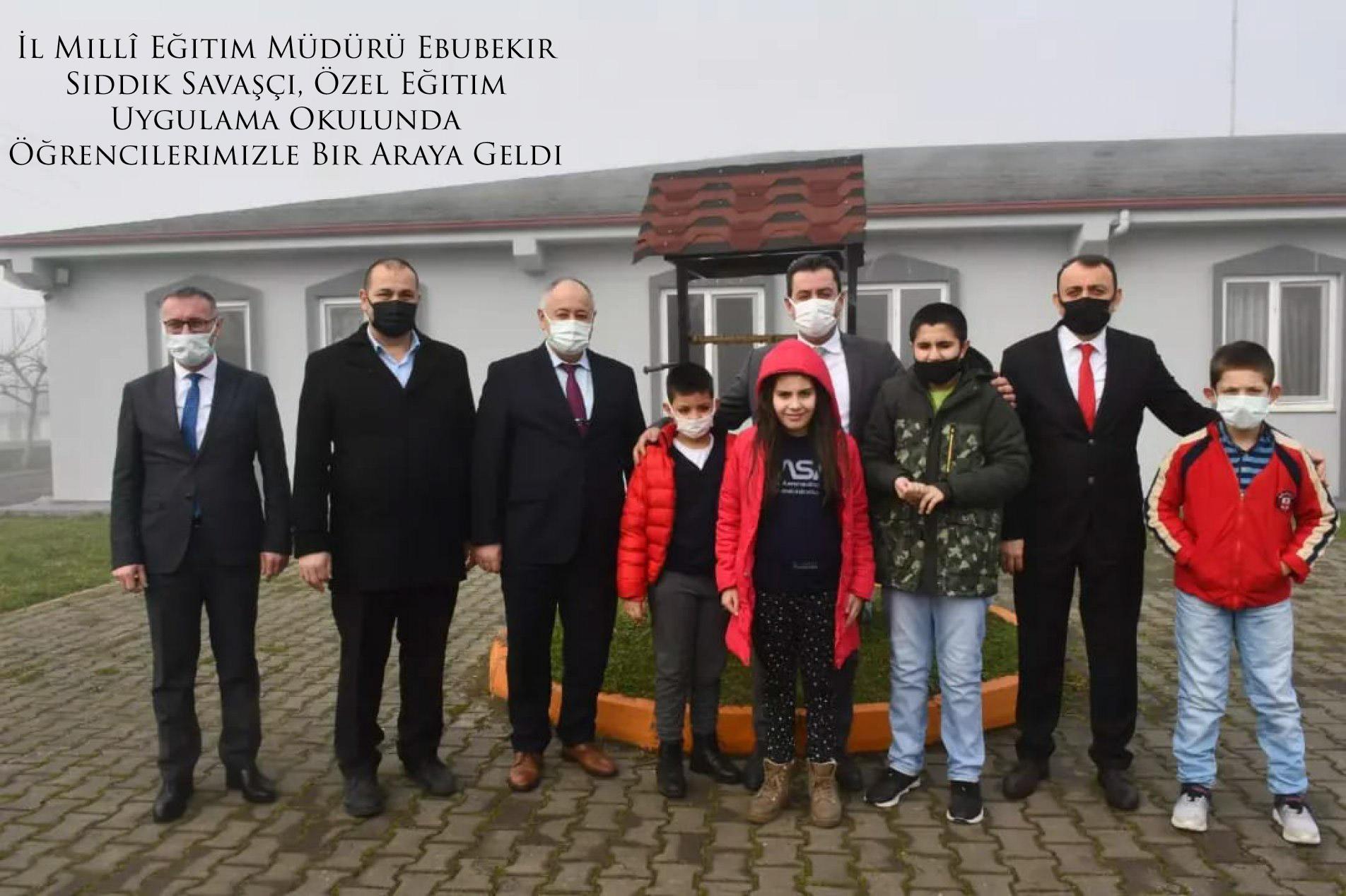 İl Milli Eğitim Müdürü Ebubekir Sıddık Savaşçı, Özel Eğitim Uygulama Okulunda Öğrencilerimizle Bir Araya Geldi