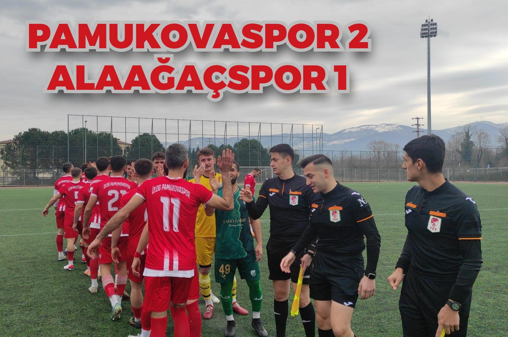 Pamukovaspor 2 Alaağaçspor 1