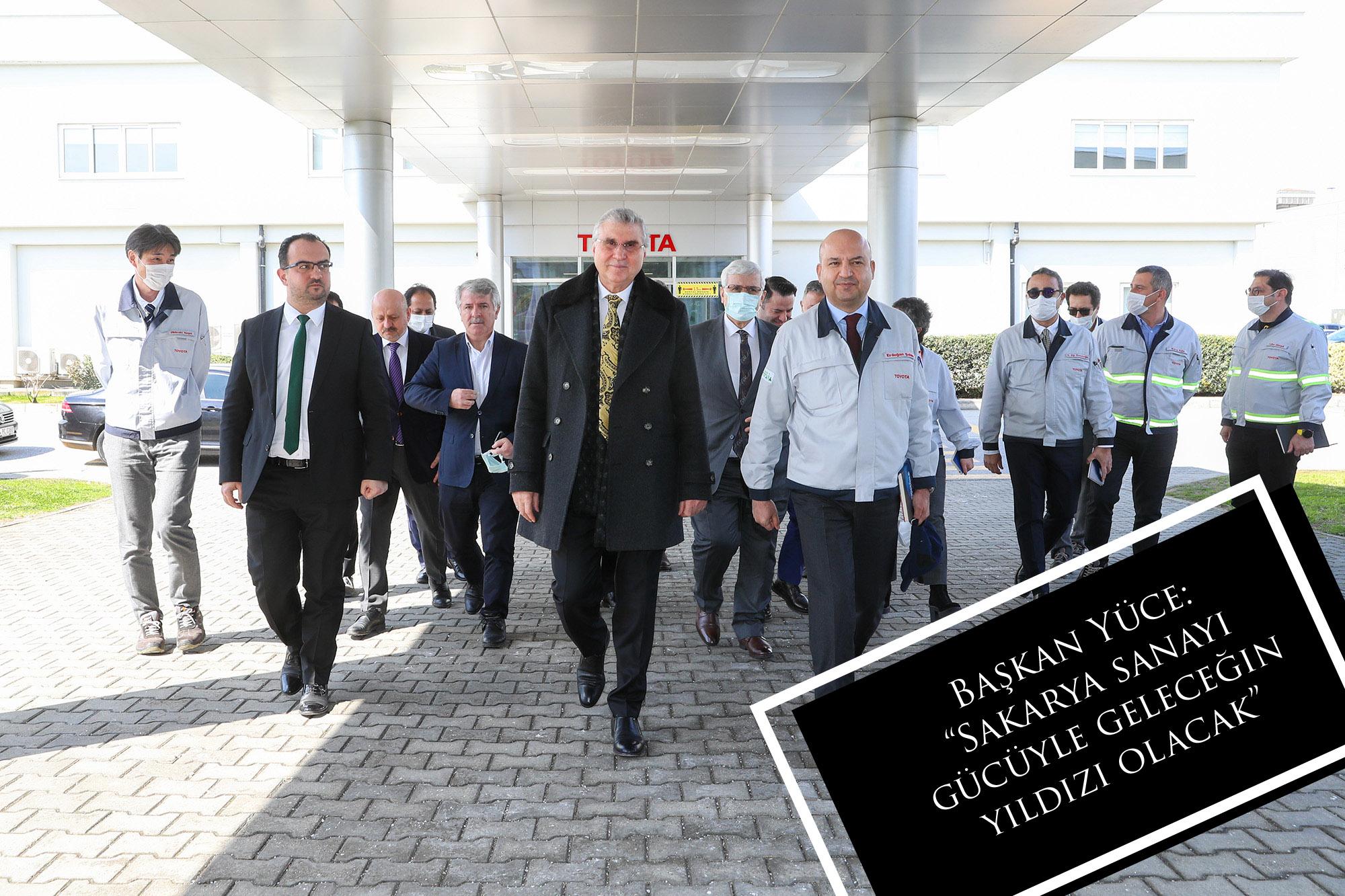 Başkan Yüce: “Sakarya sanayi gücüyle geleceğin yıldızı olacak”