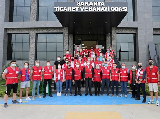 SATSO ve Kızılay İhtiyaç Sahipleri için Sahaya İndi
