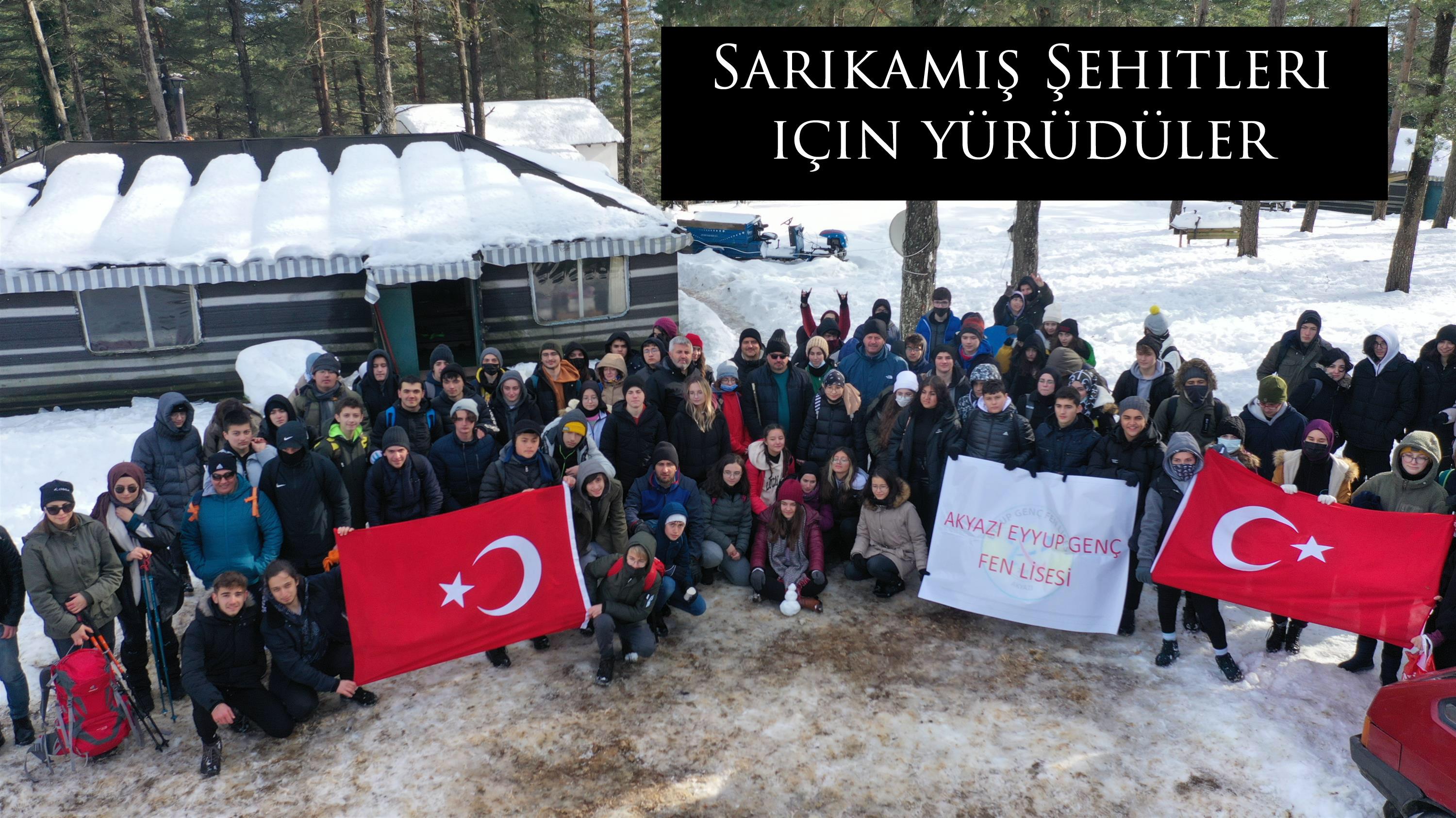 Sarıkamış Şehitleri için yürüdüler 