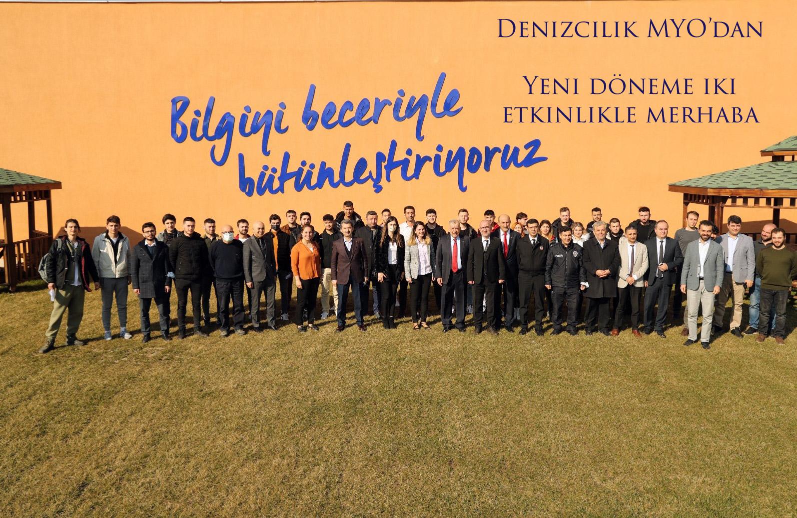 Denizcilik MYO’dan Yeni döneme iki etkinlikle merhaba