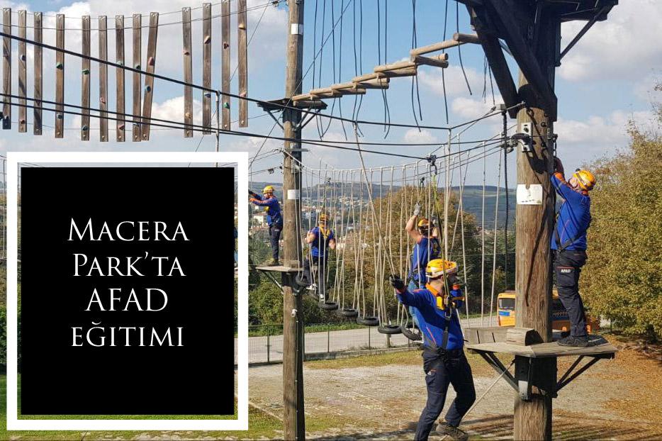 Macera Park’ta AFAD eğitimi