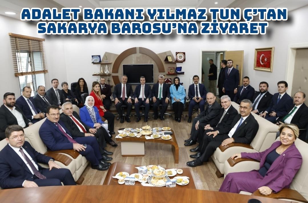 Adalet Bakanı Yılmaz Tunç’tan Sakarya Barosu’na ziyaret