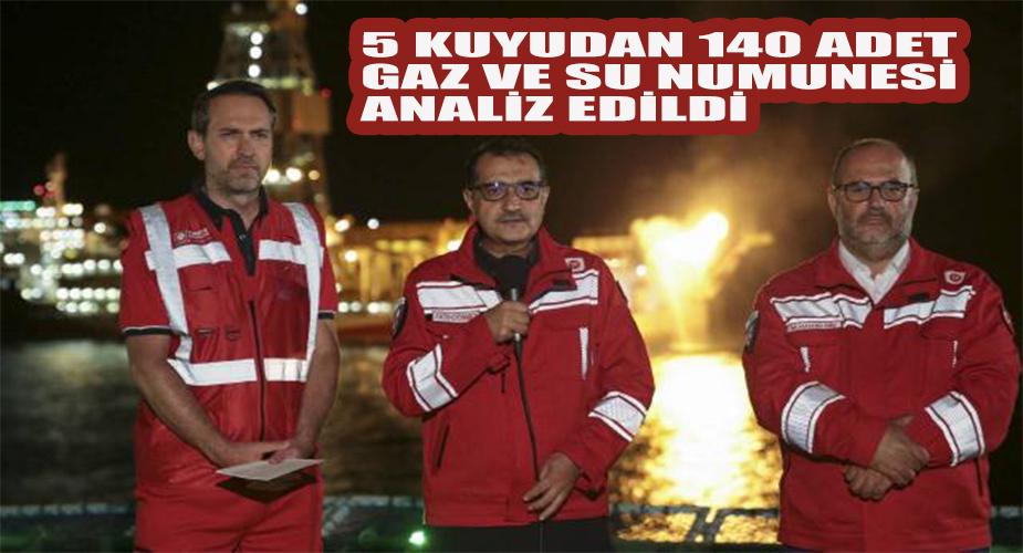 Bakan Dönmez: 5 kuyumuzda 140 adet gaz ve su numunesini analiz ettik