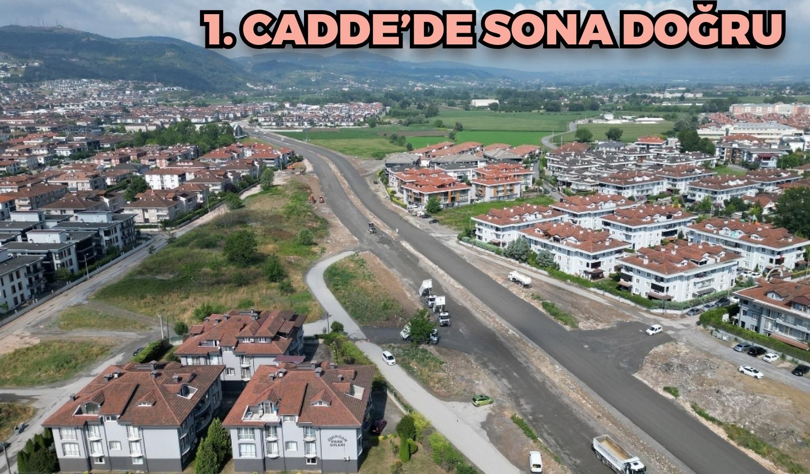 Büyükşehir’in yeni yol hamlesi bölgenin trafik yükünü hafifletecek: 1. Cadde’de sona doğru
