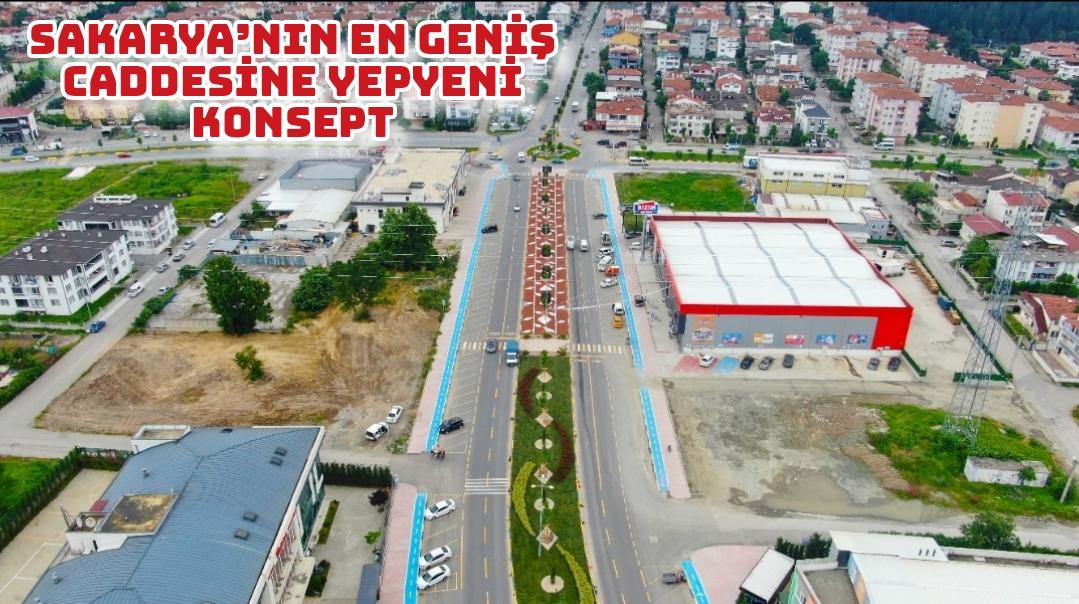 Şehirde bir ilk Şehit İlhan Aras’ta: Sakarya’nın en geniş caddesine yepyeni konsept