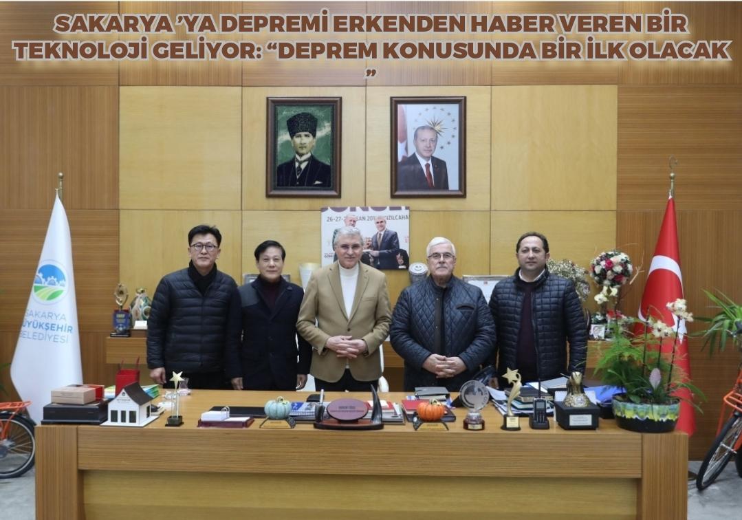 Sakarya’ya depremi erkenden haber veren bir teknoloji geliyor: “Deprem konusunda bir ilk olacak”