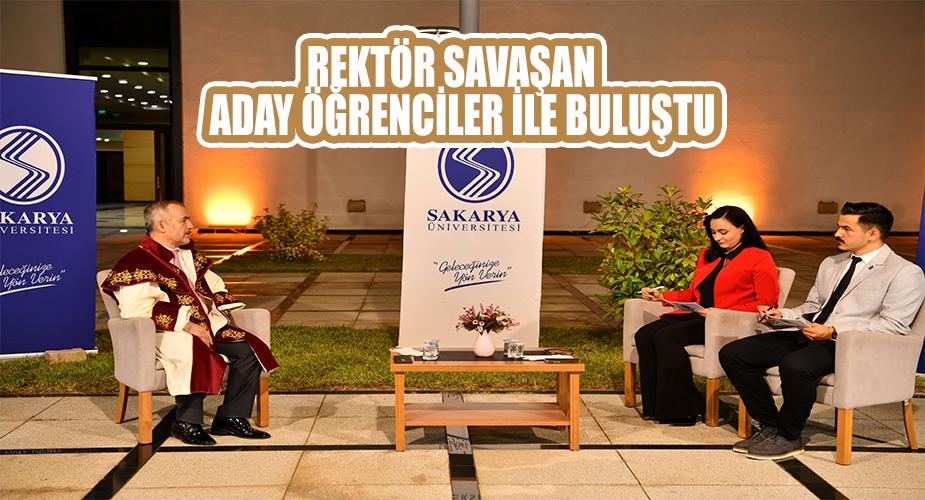 Rektör Savaşan Aday Öğrenciler ile Buluştu
