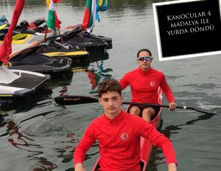 Kanocular 4 madalya ile yurda döndü