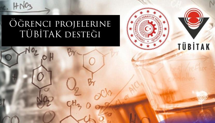 Öğrenci projelerine TÜBİTAK desteği
