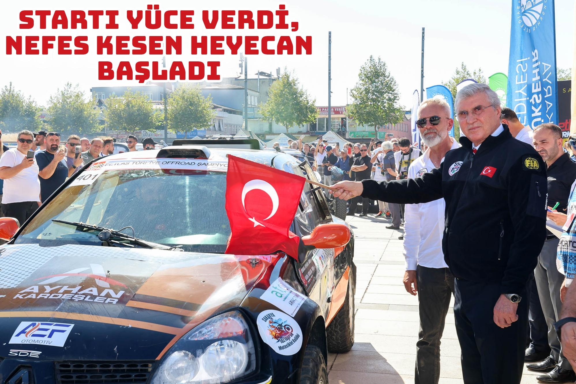 Startı Yüce verdi, nefes kesen heyecan başladı: Sakarya’da hafta sonu heyecan off-road ile tırmanacak