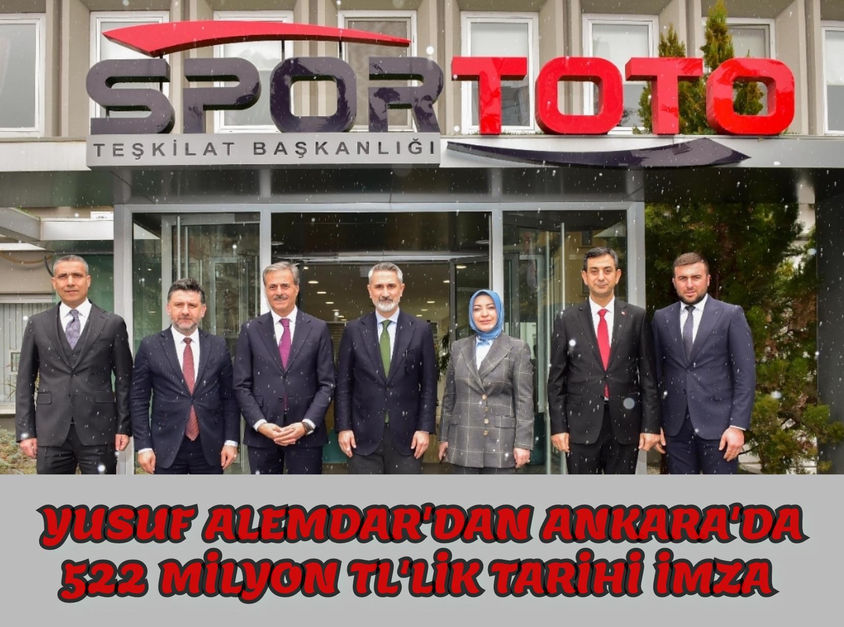Yusuf Alemdar'dan Ankara'da 522 milyon TL'lik tarihi imza: 4 spor salonu, futbol tesisleri, spor sahaları 