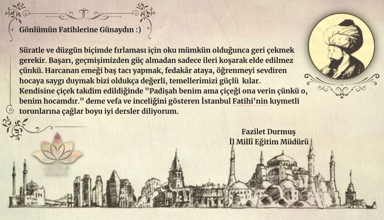 Durmuş’tan Anlamlı Pazartesi Mesajı