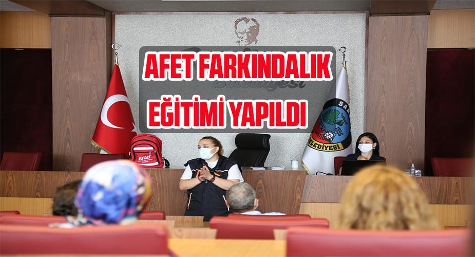 Belediye Personeli Afet Farkındalık Eğitimi Aldı