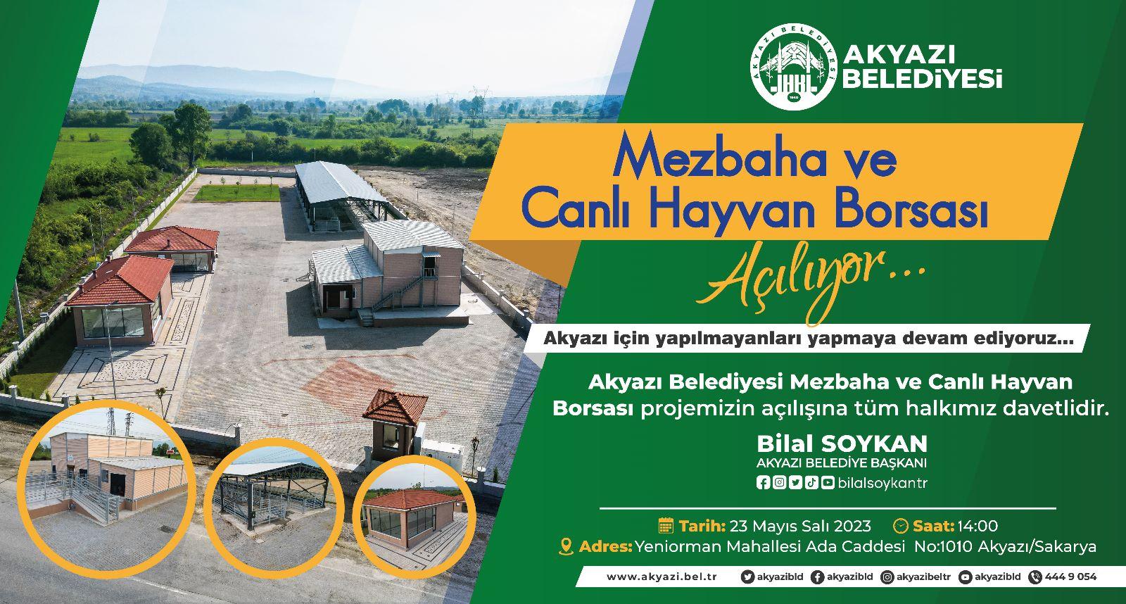 Mezbaha ve Canlı Hayvan Borsası açılıyor 