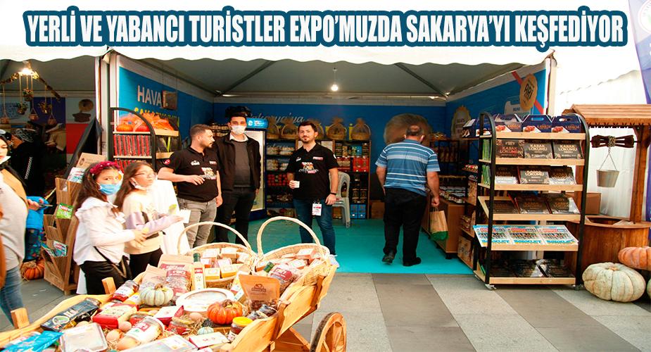 Yerli ve yabancı turistler EXPO’muzda Sakarya’yı keşfediyor