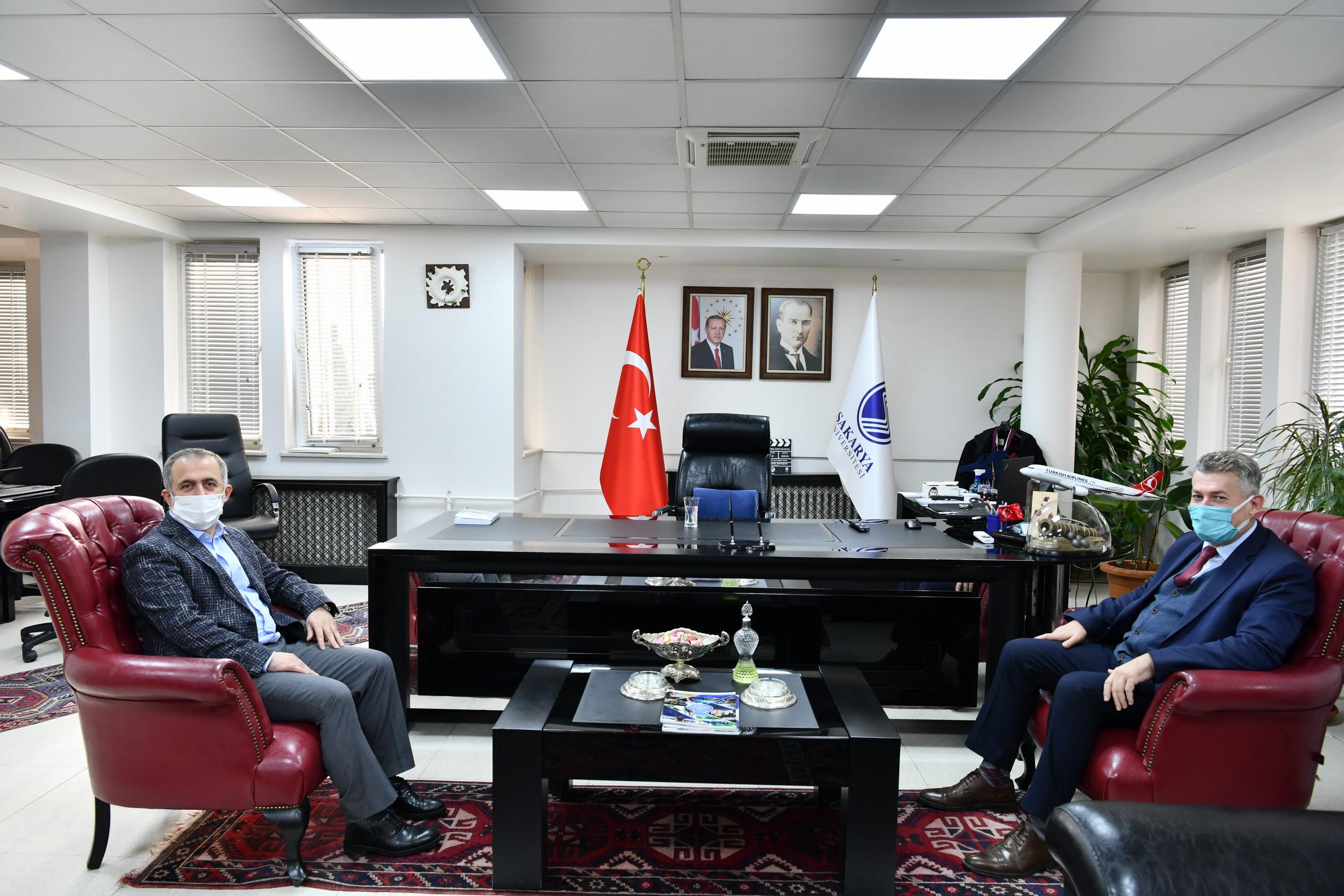 BİK Sakarya Şube Müdürü Çorbacı’dan Rektör Savaşan’a Ziyaret