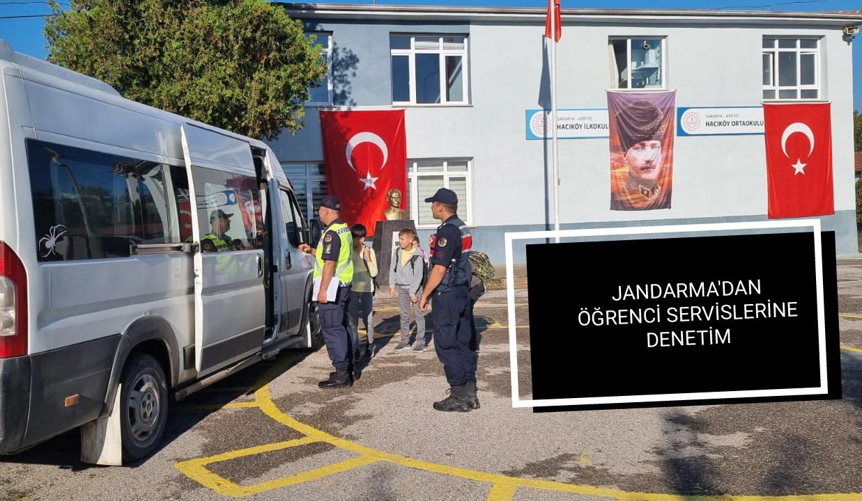JANDARMA'DAN ÖĞRENCİ SERVİSLERİNE DENETİM 