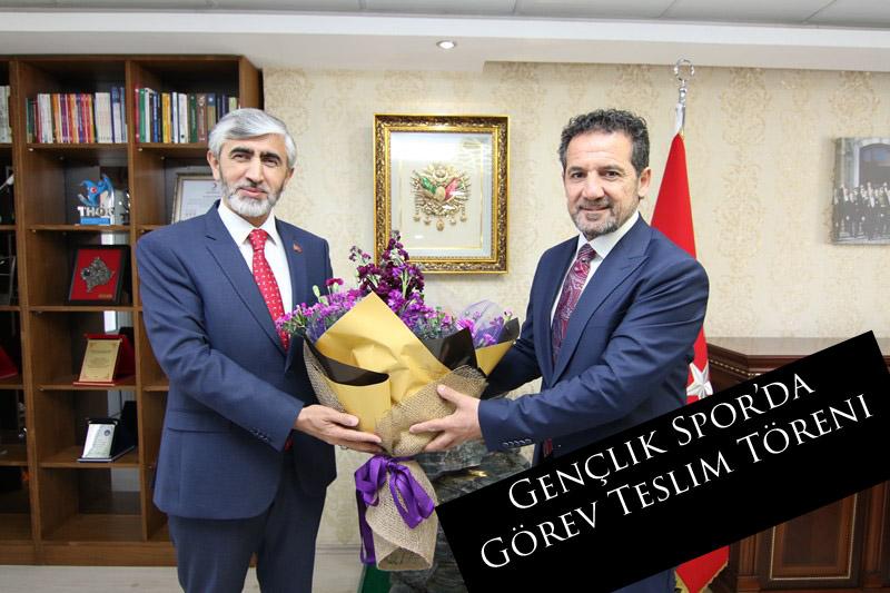 Gençlik Spor’da Görev Teslim Töreni