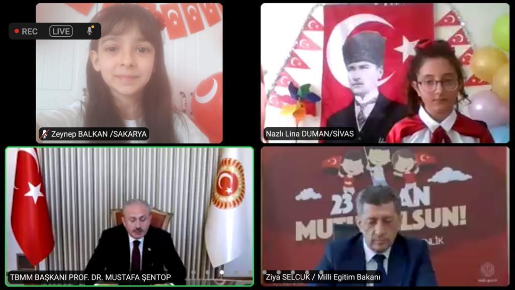 Sakarya’lı Öğrenciler 23 Nisan Canlı Yayınına Katıldılar