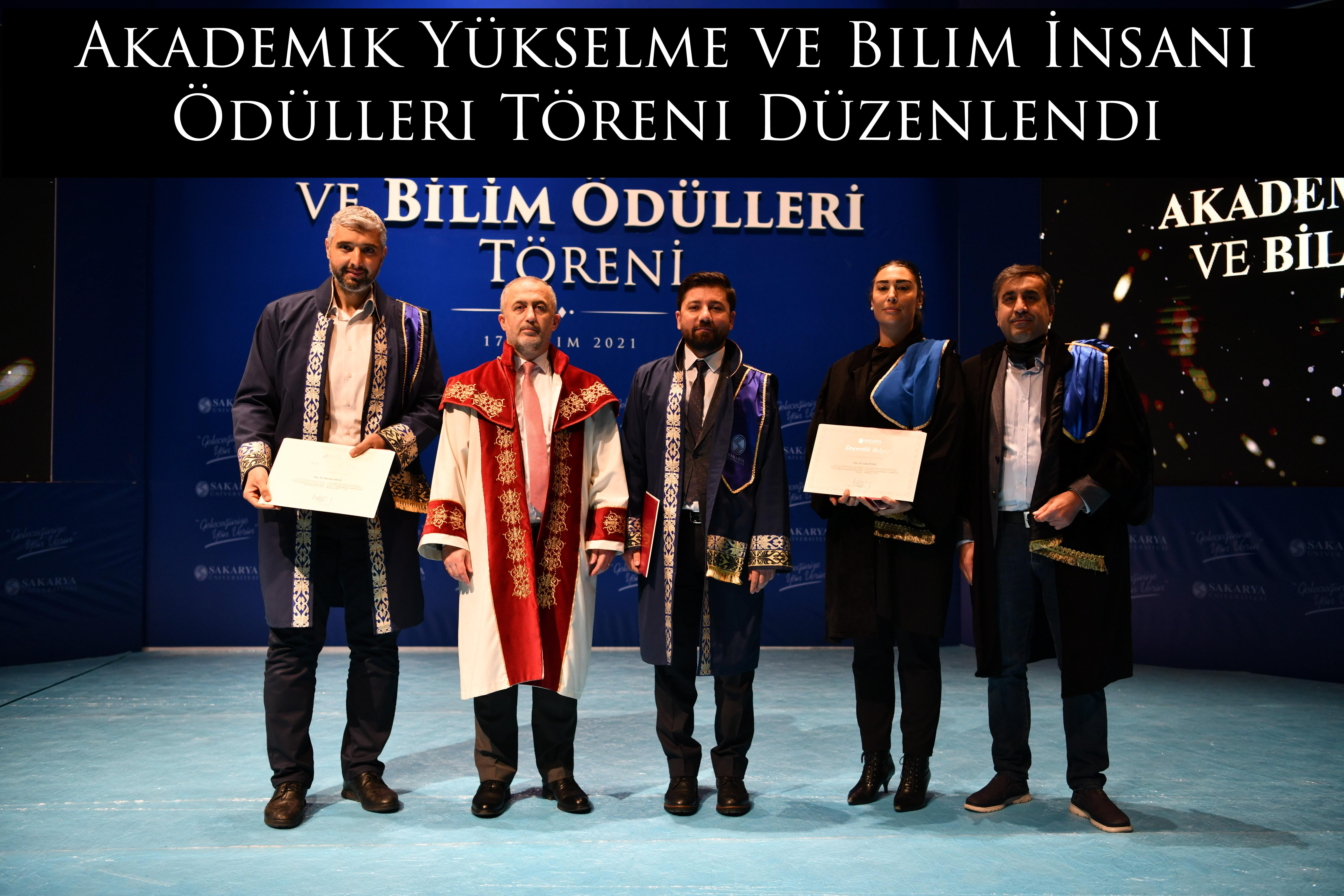 Akademik Yükselme ve Bilim İnsanı Ödülleri Töreni Düzenlendi