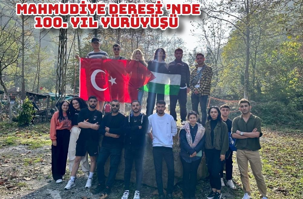Mahmudiye Deresi’nde 100. yıl yürüyüşü