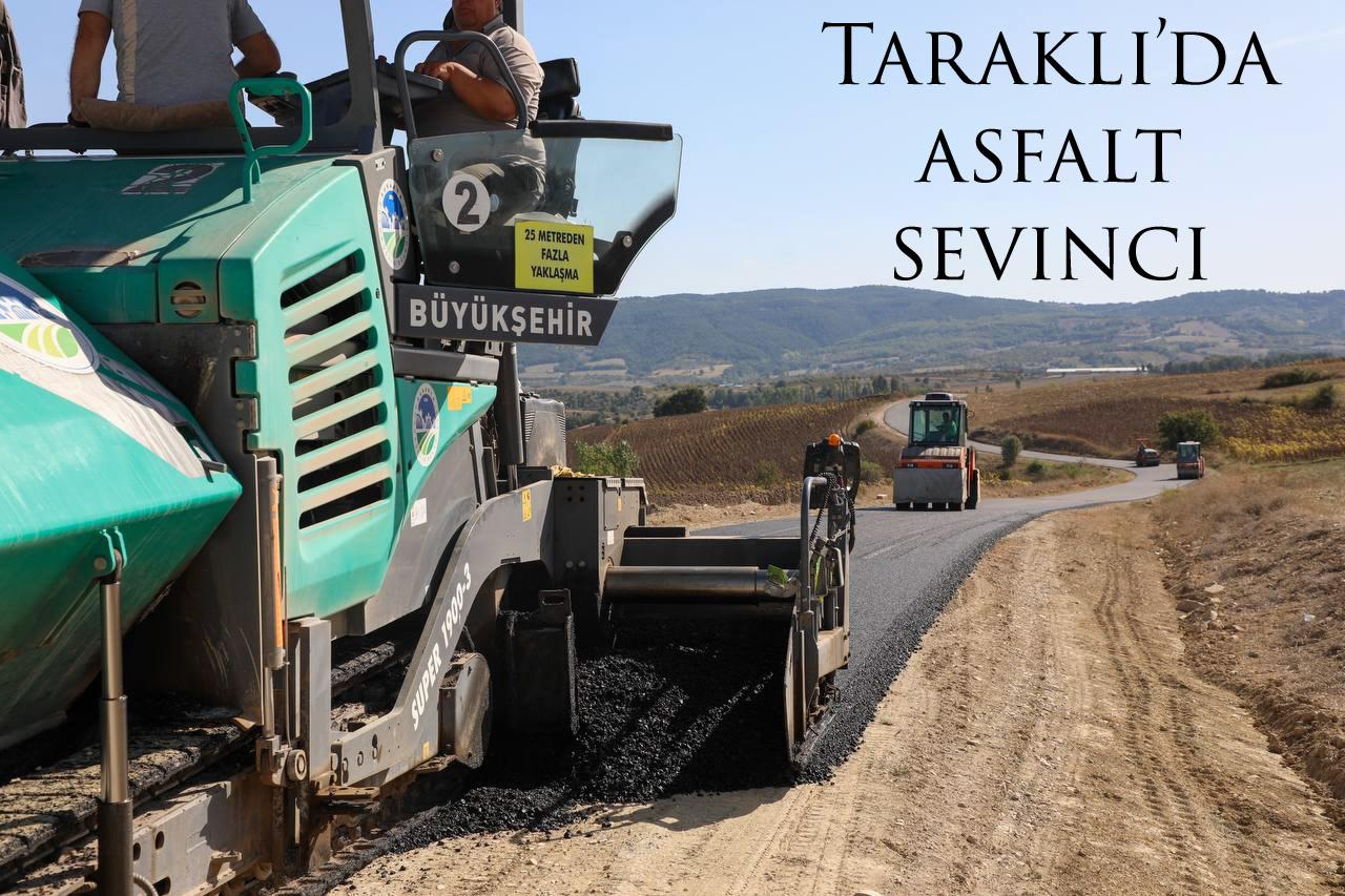  Taraklı’da asfalt sevinci