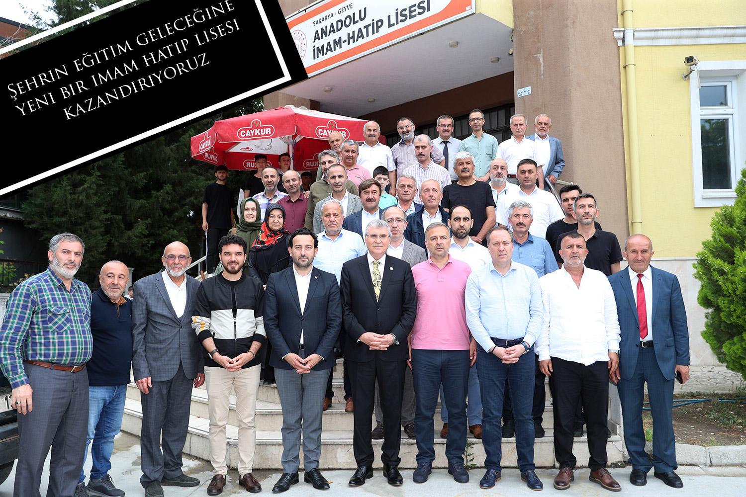 Şehrin eğitim geleceğine yeni bir imam hatip lisesi kazandırıyoruz