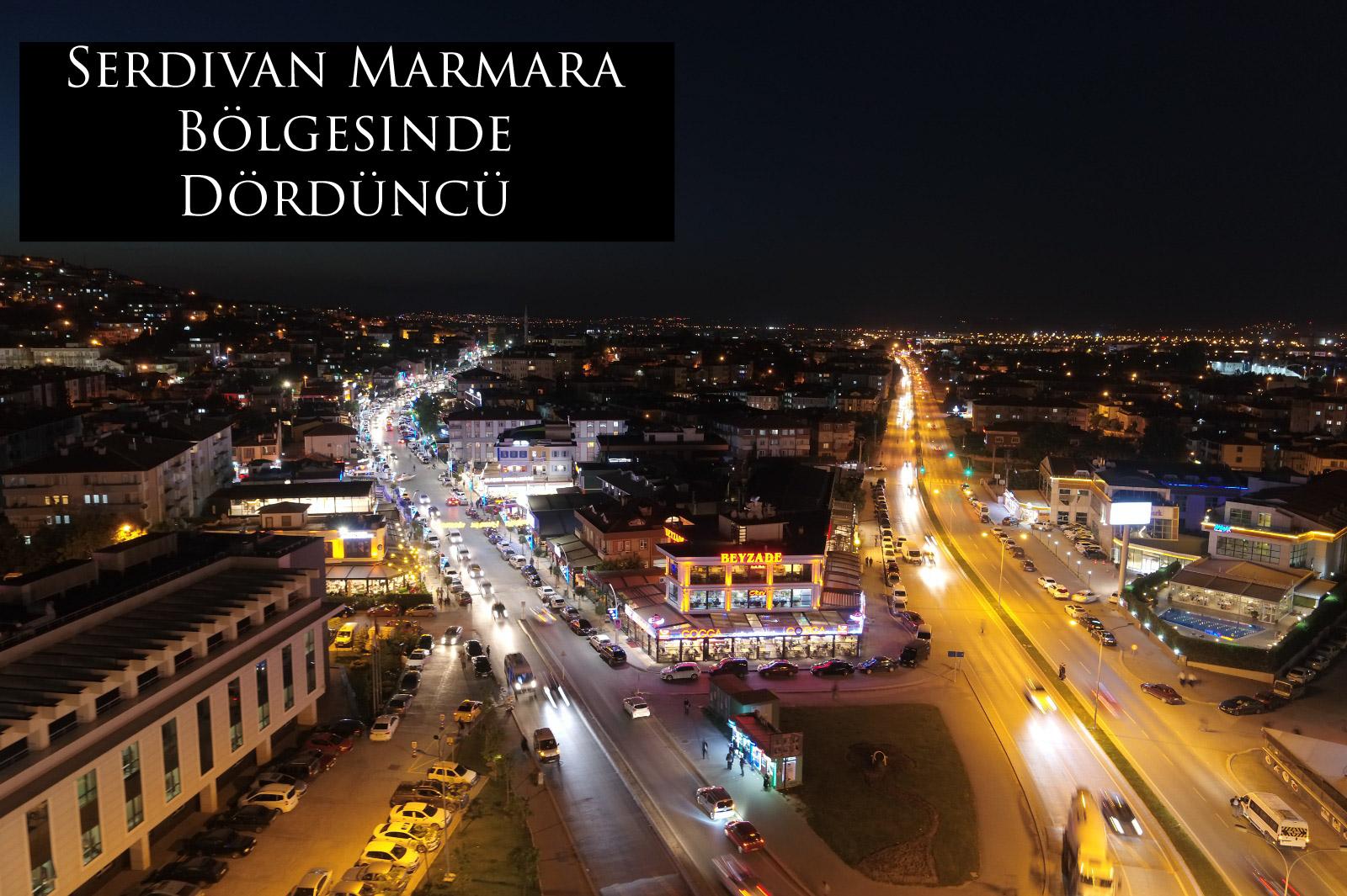 Serdivan Marmara Bölgesinde Dördüncü