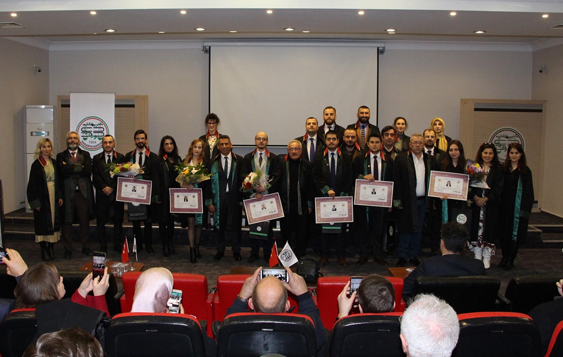 Sakarya Barosu 2020 yılında 117 ruhsat verdi